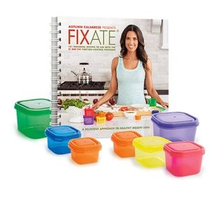 21 Day Fix cook book and portion control container